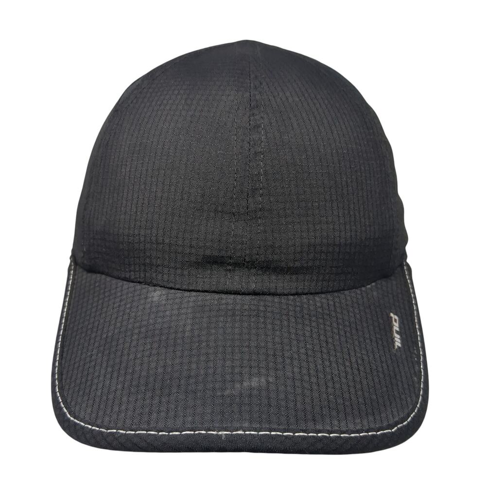 Hind Strapback Baseball Cap Black One Size Adjustable Lightweight Polyester